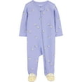 thumbnail image 2 of Carter's Child of Mine Baby Girl Sleep 'n Play, 2-Pack, Sizes Preemie-6/9 Months, 2 of 8