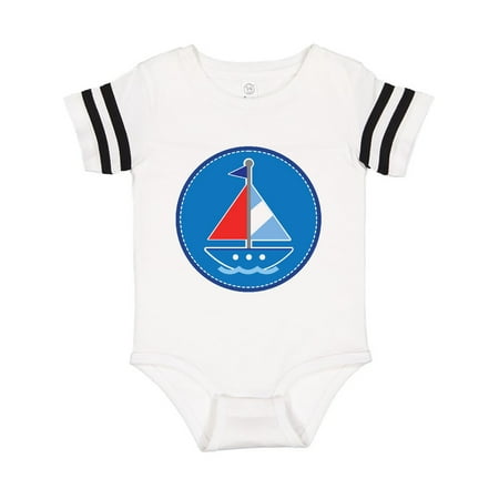 

Inktastic Sailing Nautical Sail Boat Gift Baby Boy or Baby Girl Bodysuit