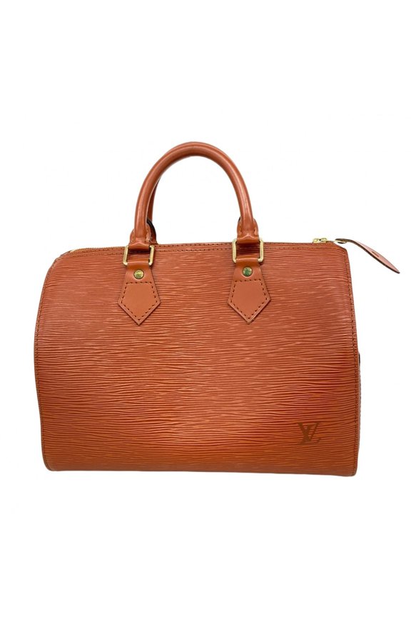 Pre-Owned Louis Vuitton Epi Speedy 25 Handbag M43013 Kenya Brown Women's