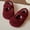 Wine, variant on Dpytoraw Warm Winter Boots For Girls Cozy Faux Lined Slip Casual Shoes For Toddler Little Kid Big Kid Outdoor Play Girls Running Shoes Size 6.5