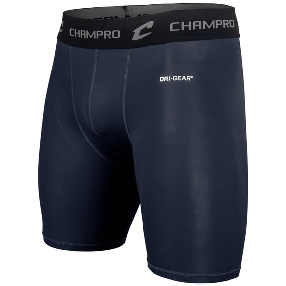 Champro Adult Lightning Compression Shorts (S, NAVY)