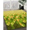 thumbnail image 3 of Ahgly Company Machine Washable Indoor Rectangle Transitional Dark Yellow Green Area Rugs, 5' x 8', 3 of 7