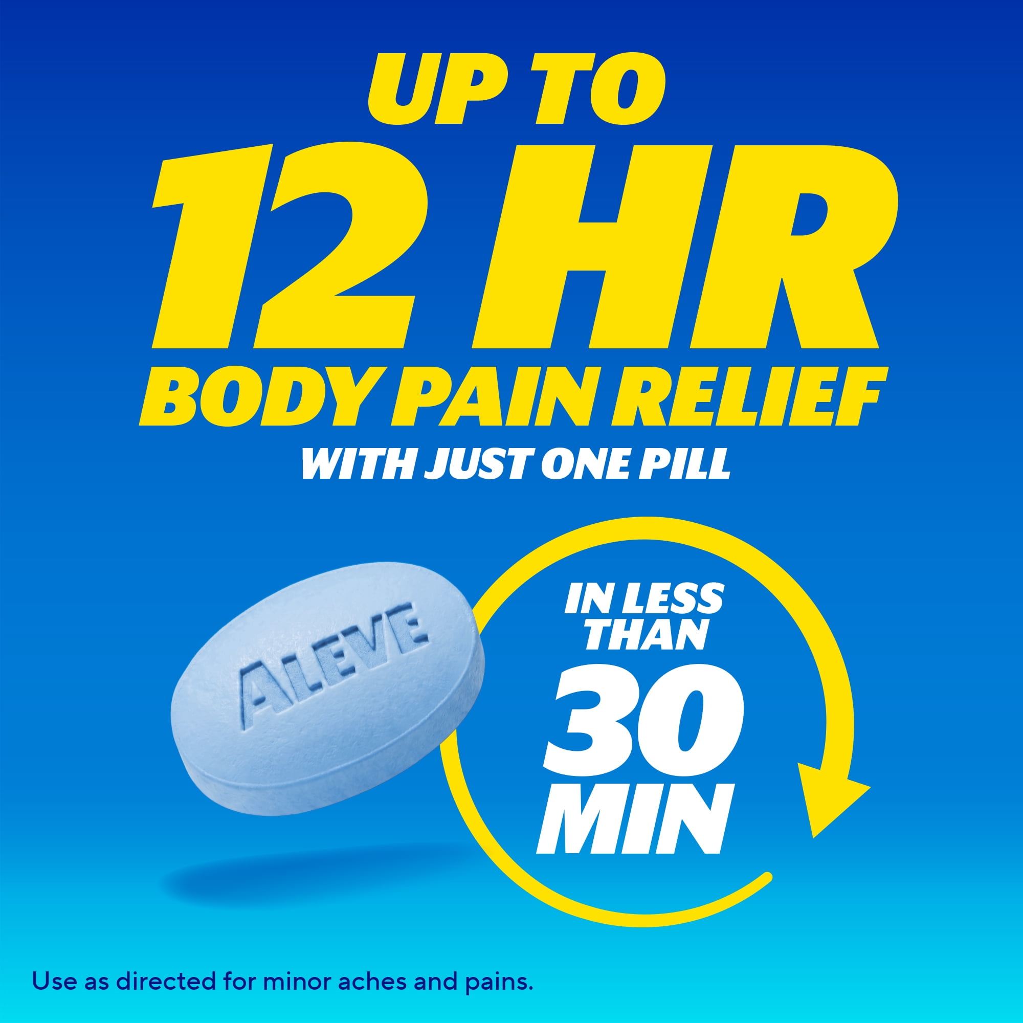 (2 pack) Aleve Caplets Soft Grip Arthritis Cap Naproxen Sodium Pain Reliever, 270 Count