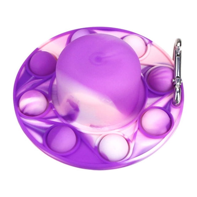 Juguete Sensorial De Burbujas Brillantes Juguete De Descompresión De Luz Nocturna De Silicona Regalo Para Niños Y Adultos seitruly FN006949-05