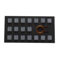 thumbnail image 1 of Tai-Hao Rubber Keycap Set 18 Pieces Diamond Texture Compatible with Cherry MX and Mechanical Keyboards Includes Keycap Puller, Gray, 1 of 1