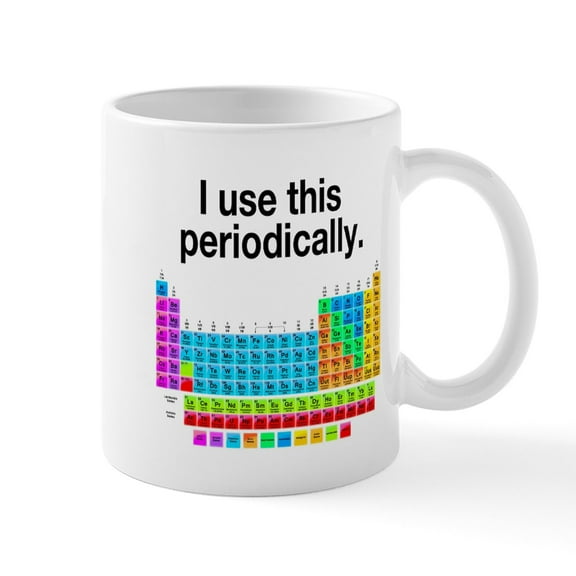 CafePress - I Use This Periodically Mugs - 11 oz Ceramic Mug - Novelty Coffee Tea Cup