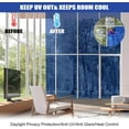 thumbnail image 3 of 35 Inch x 13 Ft One Way Mirror Tint Window Film - Daytime Reflective Mirror Tint for Heat Control & UV Blocking Static Cling Sun Blocking Thermal Insulated Film for Home & Office (Blue), 3 of 6