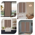 thumbnail image 7 of Pure Brown Window Privacy Film, Simple Solid Color Static Cling UV Sun Blocking Heat Control Window Tint Day and Night, Non-Adhesive Reusable One Way Windows Privacy Cover 17.7''x78.7'', 7 of 7