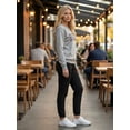 thumbnail image 4 of Set Mujer Sudadera Estampada y Pants Casual Cálido, 4 of 5