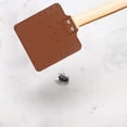 thumbnail image 4 of asddcavvf Leather Fly Swatter With Wooden Handle Hanging Option Ideal For Home Use （1 PC） Live, 4 of 5