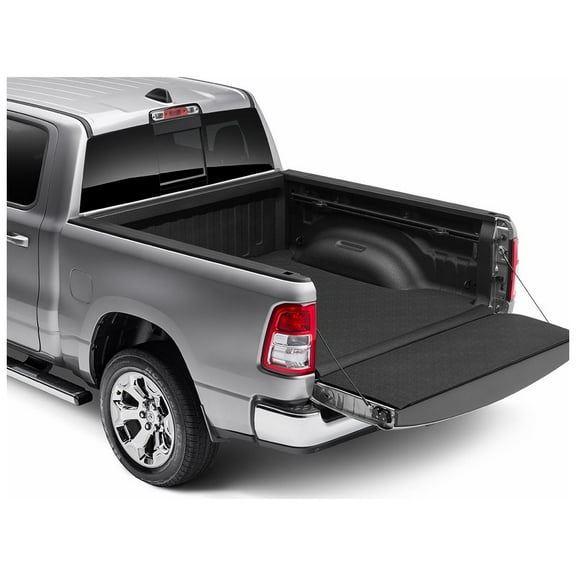BedRug by RealTruck IMPACT Mat | Compatible with 2019 - 2024 Ram 1500 67.4 Bed (New Body Styles) w/Out Multi Function Tailgate Models w/Non Liner / Spray-In | Charcoal Grey, IMT19CCS