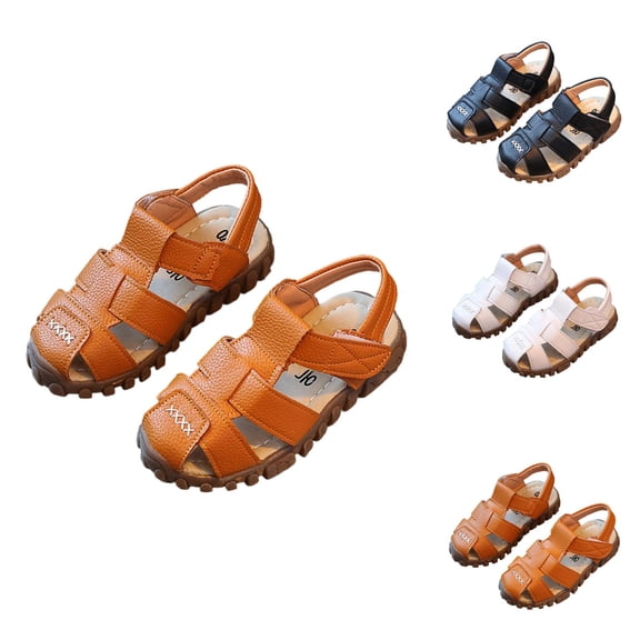 Girl Sandals and Beach Shoes for Toddlers & Kids, Comfortable Casual Party Footwear, Soft Breathable Everyday Walking Shoes for Ages 1-6 Years