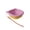 #3-Pink【1x Folding Bowl】, variant on Yellow Silicone Foldable Travel Bowl, Portable Collapsible Pet Water Cup with Hanging Rope, Flexible Outdoor Feeding Container for Small Creatures, Topliu