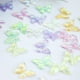 thumbnail image 4 of Accesorios para uñas de mariposa Aurora, diamantes de imitación 3D, Charm de resina, parte inferior plana para uñas con purpurina, DIY, diseño de manicura coreana, 30 piezas, 4 of 4