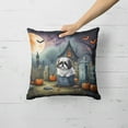 thumbnail image 2 of Shih Tzu Spooky Halloween Fabric Decorative Pillow 18 in x 18 in, 2 of 5