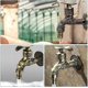 thumbnail image 4 of Retro Brass Wall Mounted Faucet, G1/2" Outdoor Garden Faucet, Antique Brass Faucet, Vintage Wall Mounted Faucet, Antique Copper Dragon Carved Faucet f, 4 of 5