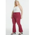 thumbnail image 2 of BAYEAS Full Size High Waist Distressed Raw Hem Flare Jeans, 2 of 11