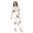 Red Fire Trucks Pattern, variant on 1 Piece Adult Onesie Pajamas Cozy & Loose-Fit Sleepsuit Loungewear with Pockets Panda and Clouds Pattern X-Small