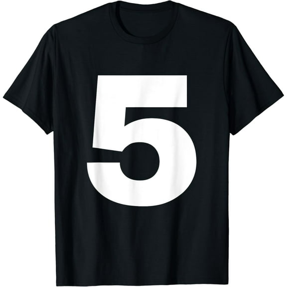 Number 5 Shirt. Five T-Shirt