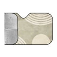 thumbnail image 2 of YFYANG Front Windshield Sun Shade, Bohemian Style Beige Print Foldable Car Visor for Cars, Trucks, SUVs, Small, 2 of 9