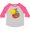 Heather and Hot Pink, variant on Inktastic Thanksgiving Turkey, Turkey With Sunflower Boys or Girls Toddler T-Shirt