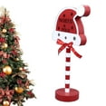 thumbnail image 3 of MUMTOP Solid Wood Christmas Stop Here Sign 4.26FT LED Lights, Creative Pattern Design, Energy Saving For Holiday, Party, Yard, Garden, 3 of 8