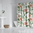 thumbnail image 3 of Waterproof Pioneer Shower Curtain 84x72 Inch Polyester Unique Colorful Floral Shower Curtain for Bathroom Hotel Home Decor with 12 Plastic Hooks, 3 of 5