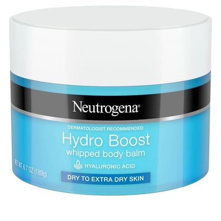 Neutrogena Hydro Boost Hyaluronic Acid Whipped Body Balm, 6.7 (Best Rated Lotion For Dry Skin)