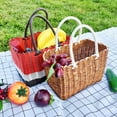 thumbnail image 6 of BALAHAPY Multi-Function Storage Basket Plastic Assorted Color 1Pcs 13.4X9.4X5.9In, 6 of 8