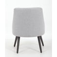 thumbnail image 5 of Boss Office Products Boyle Poly-Linen Weave Guest Chair with Metal Legs, Grey, 5 of 6