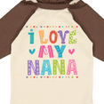thumbnail image 4 of Inktastic I Love My Nana Grandkids Girls Long Sleeve Baby Bodysuit, 4 of 5