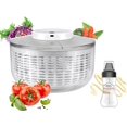 thumbnail image 1 of Electric Salad Spinner, 6L Lettuce spinner,Large Capacity Salad Vegetable Dryer,Fruit Salad Washer spinner dryer for Home Kitchen Washing & Drying Le, 1 of 7