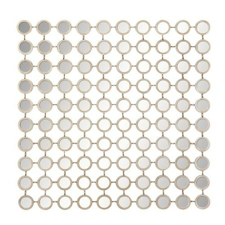 Deco 79 Metal Mirror Wall Panel, 39 by 39"