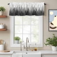 thumbnail image 2 of Vintage Forest Grey, Kitchen Curtain Valances for Windows Farmhouse Short Curtains, Modern Gradient Aesthetics Color Decor Rod Pocket Valance Curtain for Bedroom Cafe Living Room, 2 of 8