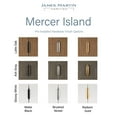 thumbnail image 2 of James Martin Vanities Mercer Island 72" Single Vanity, Latte Oak w/ Glossy White Composite Top, 2 of 7