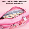 thumbnail image 5 of Foldable Multi-Layer Canvas Pencil Case, for Campus Office Art Creation, Large Capacity Multi-Use Stationery Storage Bag, 5 of 5