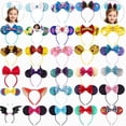 thumbnail image 2 of Diadema con orejas de ratón de Disney para niñas, Cosplay de princesa, Encanto, Isabella, Frozen, Elsa, lazos para el cabello, diadema, accesorios para el cabello para niñas Gao Jinjia LED, 2 of 2