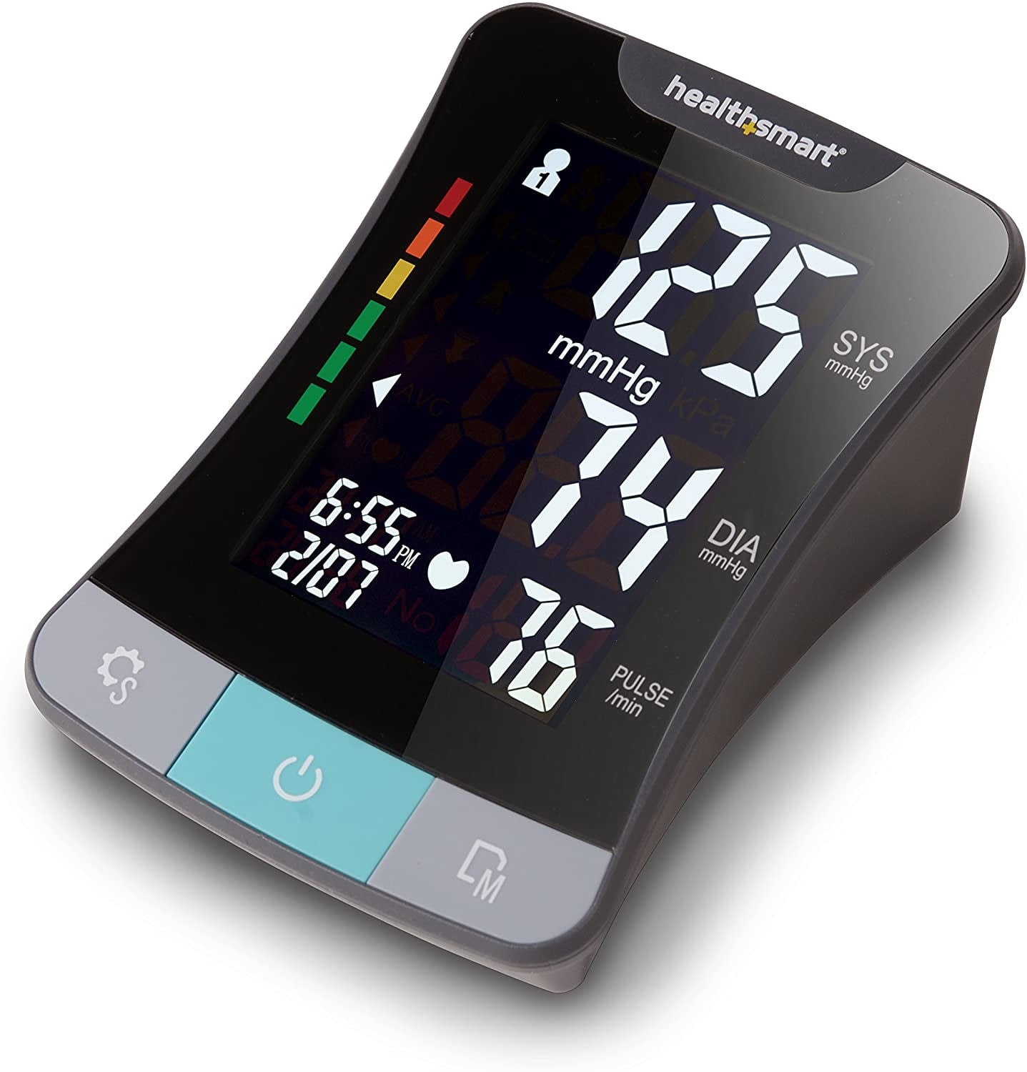 HealthSmart Premium Digital Upper Arm Blood Pressure Monitor, Irregular HR, Stores 240 Readings