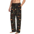 thumbnail image 2 of Daiia Pumpkin Plant Garden Men's Sleep Pant with Pockets and Drawstring,Pajama Pants-XX-Large, 2 of 9