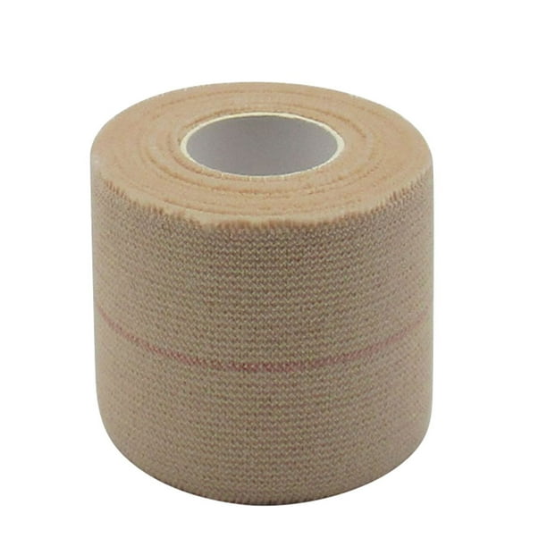 Toystoory Cinta adhesiva de palo de Hockey sobre hielo de primera , vendaje Flexible cohesivo, cubierta de tela ajustable autoadhesiva, envoltura Boxeo Color de piel 10cmx4.5m