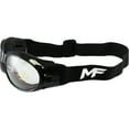 thumbnail image 2 of 2 Pairs MotoFrames MF Vulcan Padded Motorcycle Goggles Black Frames, Clear/Smoke Lenses, 2 of 3