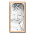 thumbnail image 2 of ArtToFrames 9" x 18" Gold And Stained Brown Picture Frame, 9x18 inch Gold Wood Poster Frame (WOM-4766), 2 of 8