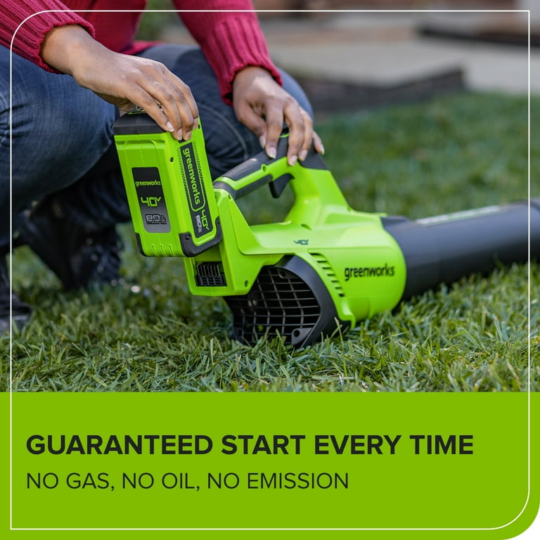 Greenworks, Leaf Blower, 40V Axial Blower, 160 mph / 700 CFM