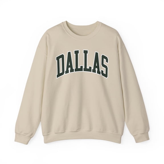 Dallas Sweatshirt Gifts Crew Neck Shirt Long Sleeve Unisex