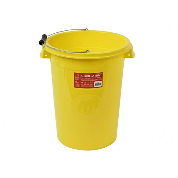 Red Gorilla Plasterers Mixing Bucket Yellow 30 Litre