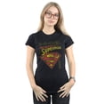 thumbnail image 2 of DC Comics Womens Superman Shield Cotton T-Shirt, 2 of 5