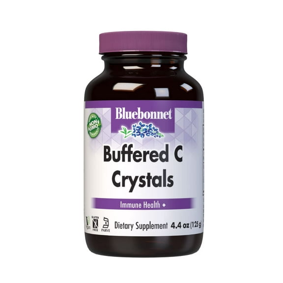 Bluebonnet Buffered Vitamin C Crystals 4100 mg Powder, Antioxidant Immune Health*, 25 Days
