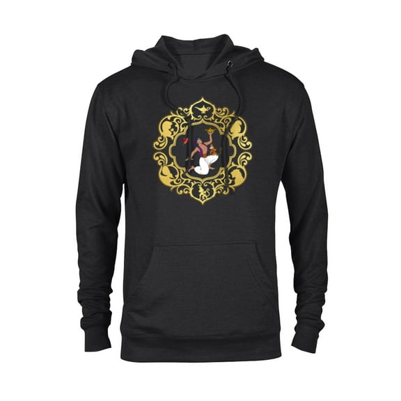Disney Aladdin 30th Anniversary One Step Ahead - Pullover Hoodie for Adults - Customized-Black