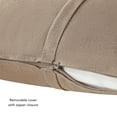 thumbnail image 4 of Sunbrella 20 in. Square Outdoor Throw Pillow (2-Pack) - Cast Shale, 4 of 6