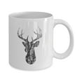 thumbnail image 2 of Eight Point Buck Deer Silhouette Woodlands coffee mug, 2 of 4
